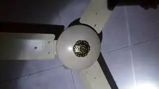Ceiling fan fixing in 2 mins#electrician Join the wires Red to red black to black