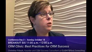 Chris Fritsch Preview of CRM Workshop @LMA 2020