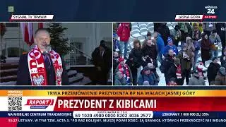 Nawrocki do Kibiców na Jasnej Górze: 'Jesteśmy tu, bo kochamy Polskę!' - Przesłanie, które jednoczy!