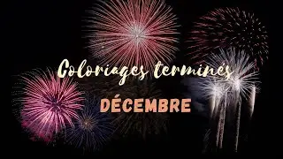 ✨ COLORIAGES TERMINÉS | Décembre 2023 ✨ Bonne année 🍾