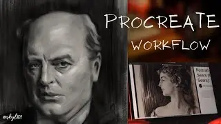 How a traditional artist can use PROCREATE to improve portraits!