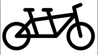 How to ride a bike if you are blind.