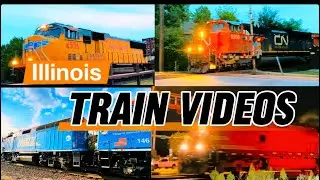 😎 Cool Railfanning Train Videos From Illinois 😎