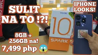 TECNO Spark 10 Pro Unboxing 7499 pesos lang mukang IPHONE pinakaSULIT na phone | Jayson Peralta tech