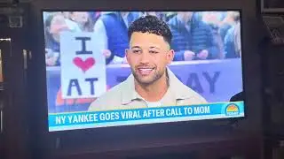 JC Escarra New York City Yankee's catcher 2025 Today&rsquo;s Show