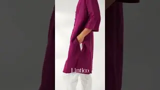 ❤️ Lintico Linen Top &ndash; Hand‑Button Long Top in Bold Red 🌿 #outfitideas #fashion #chicstyle