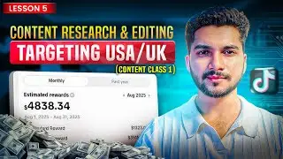 LESSON 5  𝐂𝐨𝐧𝐭𝐞𝐧𝐭 𝐑𝐞𝐬𝐞𝐚𝐫𝐜𝐡 𝐚𝐧𝐝 𝐄𝐝𝐢𝐭𝐢𝐧𝐠 𝐓𝐚𝐫𝐠𝐞𝐭𝐢𝐧𝐠 𝐔𝐒𝐀𝐔𝐊 𝐀𝐮𝐝𝐢𝐞𝐧𝐜𝐞 🤯