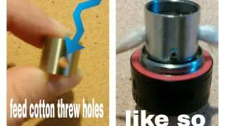 Wick a KangerTech SubTank RBA Mini with no leaks
