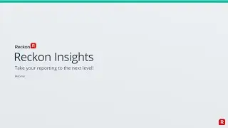 Reckon Insights - Webinar: Take your reporting to the next level!