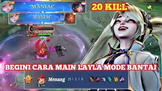 BEGINI RAHASIANYA LAYLA BISA SESAKIT KAYA PAKE CHIT. BUILD TERSAKIT LAYLA. mobilelegends 