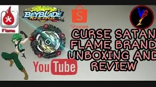 Flame brand Curse Satan Unboxing And Review Beyblade Burst Superking By Victories Beychannel