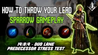 WHAT NOT TO DO AS AN ADC - Sparrow Carry Lane Gameplay | Predecessor Stress Test Weekend