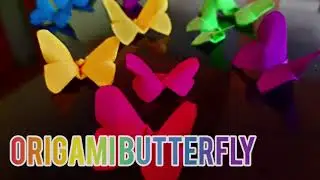 Origami butterfly|simple paper butterfly|paper origami|MAGNUM OPUS