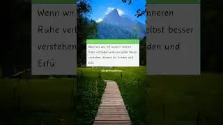 Wie finde ich innere Frieden #innerefrieden #spirituell #bewusstesleben #quoteoftheday #frieden