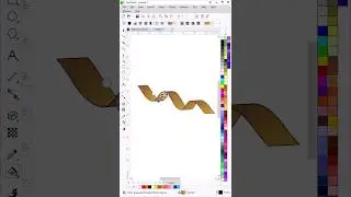 Simple Ribbon Design in CorelDraw #learncoreldraw #designl #coreldesign #coredraw