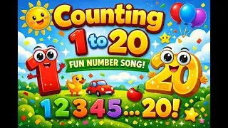 Counting 1 to 20 Rhyme Explained | Fun & Easy Number Song for Kids #brightkidslearning #uk #usa
