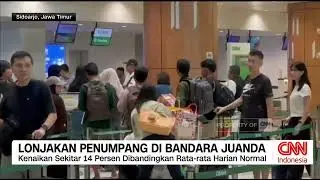 Lonjakan Penumpang Bandara Juanda Jelang Natal