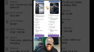 Realme 15T 5G vs iPhone 16 Pro Max 🔥 Full Comparison | Best Phone 2025?#viral#trending#rggamers#tech