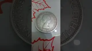 1965 rare two shillings coin UK QUEEN elizabeth ll