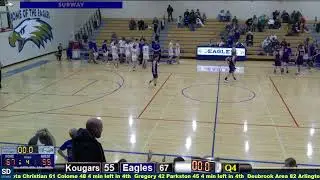 Kadoka Kougars vs Wall Eagles (BB)