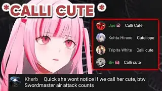Calli Won't Notice IF Someone Call Her Cute* Calli: ...  [ Mori Calliope | Hololive EN ]