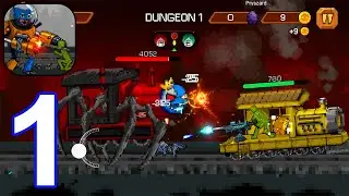 Monsters Playground Survival - Gameplay Walkthrough Part 1 Tutorial Scary Pixel Train Choo Survival