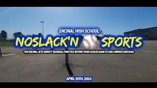 The Encinal Jets Varsity Baseball Practice Before Their League Game vs San Lorenzo Grizzlies