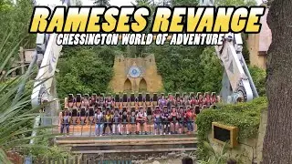 RAMESES REVENGE - Off Ride - Chessington World of Adventures (4k)