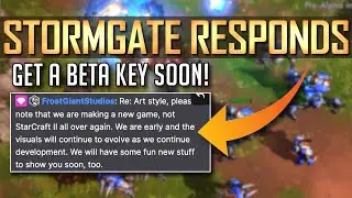 Stormgate отвечает на критику стиля оформления... и скоро будут доступны новые бета-ключи!