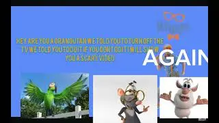 Booba loola and Mr. Beak react to blippi anti piracy screen