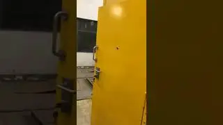 Blast door panic opening device for self-closing
