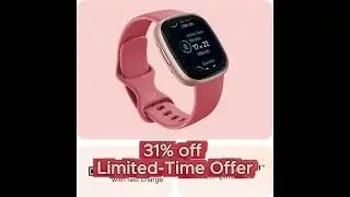 🔥 FLASH SALE! Fitbit Versa 4: Get 31% OFF! Crush Your Goals. (6-Day Battery)