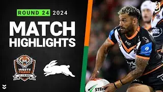 NRL Highlights | NRL 2024 | Wests Tigers v Rabbitohs | Match Highlights