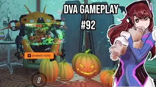 a pretty quick game of halloween hollywood ! | Overwatch 2 Dva Gameplay | Competitive 5v5