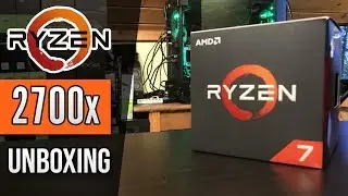 AMD Ryzen 7 2700x 2nd Gen Processor & AMD Wraith Prism Stock Cooler Unboxing & Review