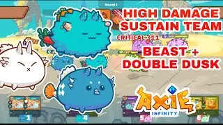 BEAST + DOUBLE DUSK TEAM VS JUMPING POISON | AXIE INFINITY