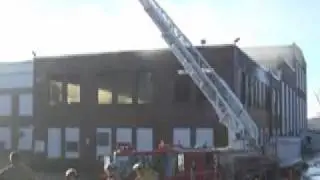 Vacant building fire