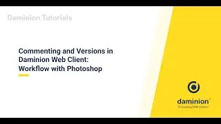 Commenting and Versions in Daminion Web Client WorkflowPhotoshop