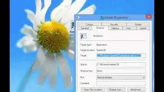 Membuat tombol shutdown - Windows 8