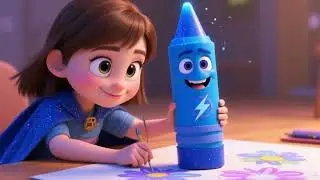 Bluvi the Super Crayon! Kids Adventure Story&rdquo;