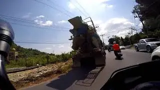 Karon Beach to Patong Beach on a scooter