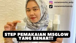 CARA PEMAKAIAN MSGLOW | Review Pemakaian Acne Series Msglow Skincare #msglow