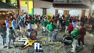 BANDA LA DESTRUCTIVA DE OAXACA🎺 Y BANDA TX🥁 SAN JOSÉ EL MOGOTE 2025🤠📸