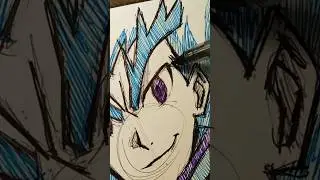Pen sketch of Lui Shirosagi | Day 14 #anime #luishirosagi #beyblade #shorts