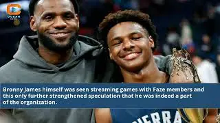 Did Bronny James Join Faze Clan ?