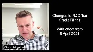 R&D Tax Credits - A New Form to Complete (CT600L) from 6 April 2021