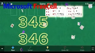 🃏 Microsoft Solitaire FreeCell: Solved Decks #345 & #346 Strategies