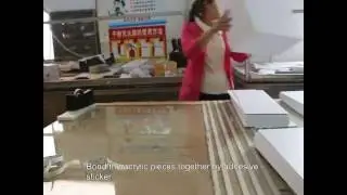 PVC display cosmetics display stand manufacturers a full set of production process