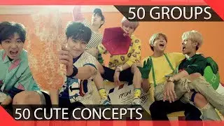 50 KPOP Groups Do 50 Cute Concepts In Under 5 Minutes