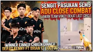 Pasukan Sem9 Terjumpa Team Vokey Dekat Last Circle🔥‼ Sem9 Mengamuk Ratakan Erangel - PUBG Mobile